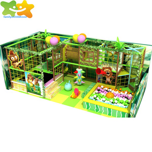 Équipement <span class=keywords><strong>de</strong></span> terrain <span class=keywords><strong>de</strong></span> jeu intérieur d'<span class=keywords><strong>occasion</strong></span> pour parc d'attractions Jungle Playground à vendre - Product Image 3