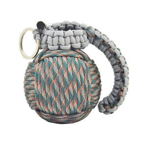 Kit de Supervivencia de Emergencia con Paracord 550, <span class=keywords><strong>Granada</strong></span> de Paracord con Tarjeta de Supervivencia, Cuchillos Defender, Silbato y Hebilla de Paracord - Product Image 4