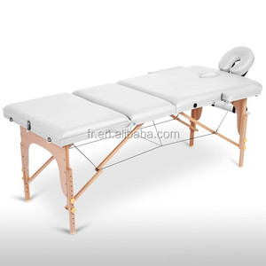 เตียงนวดพกพา 3 ตอน ทำจากไม้ พร้อมกระเป๋าหิ้ว - Product Image 2