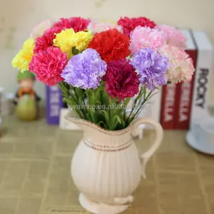 2014 Yiwu Aimee supplies decoration real touch spray carnation,carnation cut flower prices(AM-LY09)