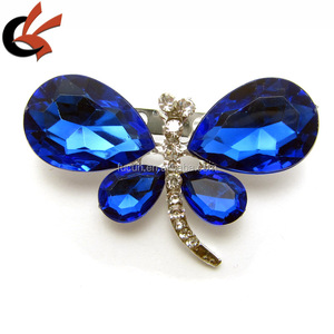 Broche de Libélula Plateado con Cristal Austriaco y Diamantes de Imitación para Bodas, Compromisos, Regalos para Niños - Product Image 3