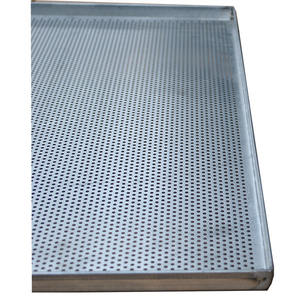 Bandejas perforadas rectangulares de acero inoxidable, para hornear, hechas a medida, 80x60 - Product Image 1