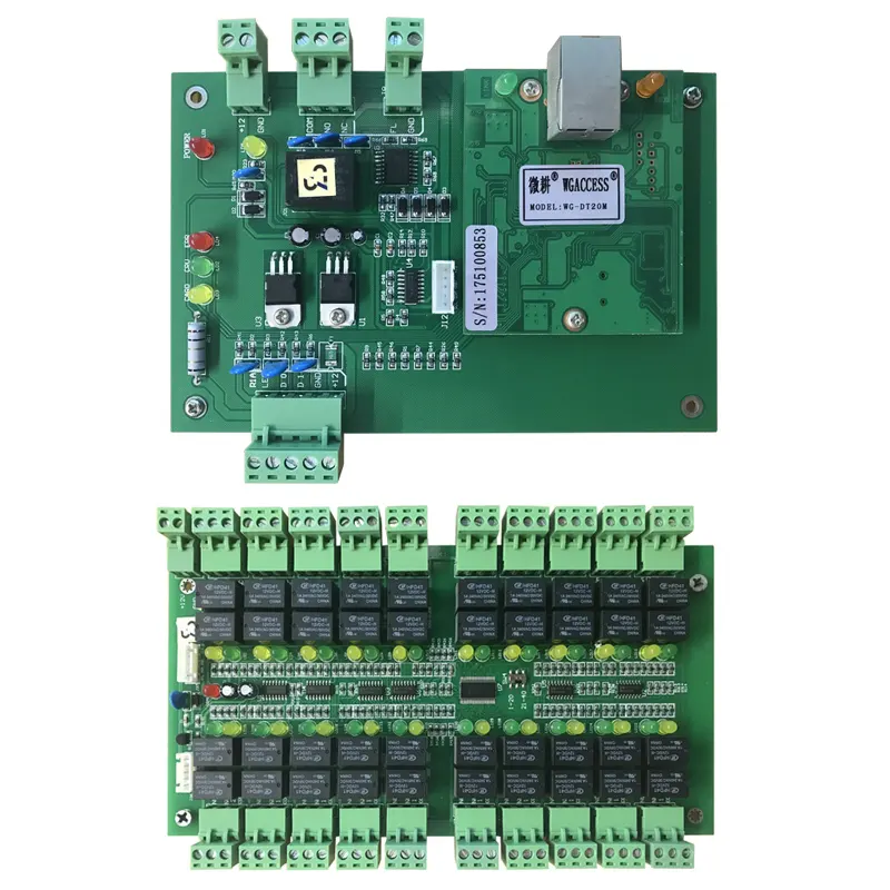 S4A DT20 멀티 도어 액세스 제어 장치 및 DT20K 확장 기능 보드