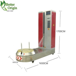 LP600F-L Sân Bay Hành Lý Gói Máy Hành Lý Wrapper Máy - Product Image 4