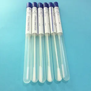 Branco teste de dna bucal oral care nylon reunido swab amostragem