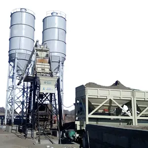 Production Capacity 35m3 h Skip Hopper Conveyor 2.5m3 Aggregate Bins Competitive Price Concrete Batching Plant