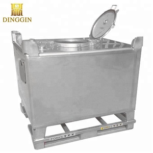 נירוסטה ביניים בתפזורת מיכל 1500L ibc טנק UN31A/Y - Product Image 1