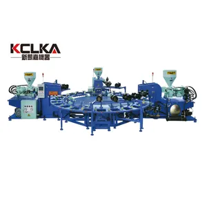 KCLKA THREE COLOR TPR TR PVC SOLE MAKING MACHINE