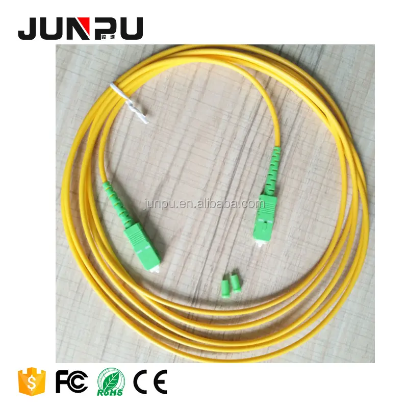 3M G652D Serat Optik PVC Sc Apc Kabel Patch Serat Optik untuk FTTH