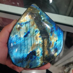 Gros Naturel Pierre <span class=keywords><strong>Semi</strong></span> Précieuse Bleue Polie Labradorite En Pierre Pour La Décoration - Product Image 4