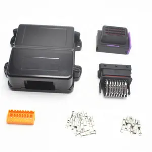 One Hole Case 24 pins Auto PCB Aluminum waterproof ecu box