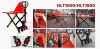 Chariot élévateur à palettes manuel hydraulique à ciseaux Chine 1t 1,5 t