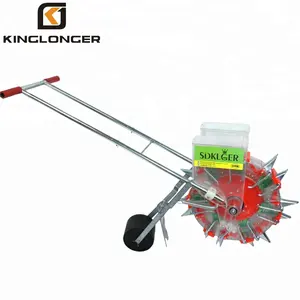 hand push manual seeder fertilizer machine