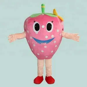 Funtoys quantité minimale de commande 1 PCS Costume de mascotte de fruits fraise personnalisé promotionnel à vendre