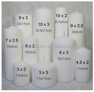 En gros <span class=keywords><strong>Pas</strong></span> <span class=keywords><strong>Cher</strong></span> Pilier Blanc <span class=keywords><strong>Bougie</strong></span> - Product Image 1