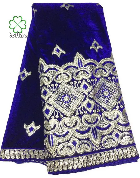 دانتيل ذهبي مخملي من royalblue عالي الجودة بسعر الجملة