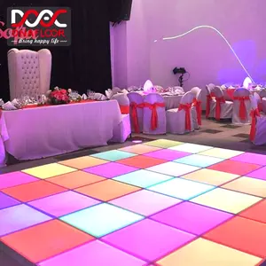 Goedkope Kleurrijke Verlichte Rgb Full Kleur Pure Led Dance Floor Gebruikt Led Dance Floor Voor Verkoop