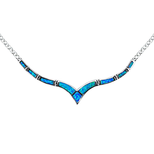 Collar de ópalo de joyería de moda Plata de Ley 925 - Product Image 4