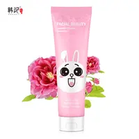 HANKEY Korean Facial Exfoliating Gel Deep Cleansing Anti Acne Blackhead Remove Firming Oil Control Face Wash
