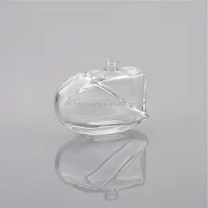 Botella de Perfume vacía Vintage con forma de corazón para mujer, 50ml, venta al por mayor