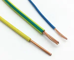 YJ OEM H07V-U 6mm2 Single core 700V multicolor OEM Kabel Solid Electric PVC insulation Power cable Building wires