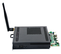 Komputer OPS H81 Terbaru Mendukung Platform LGA1150 Core I3/I5/I7 Haswell 4K OPS Mini PC 12V-19V DC