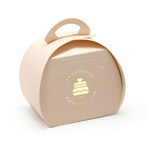 Portable Paper Packaging Wedding Favor <strong>Bridal</strong> Party Single 1 Cupcake <strong>Box</strong> - Product Image 2
