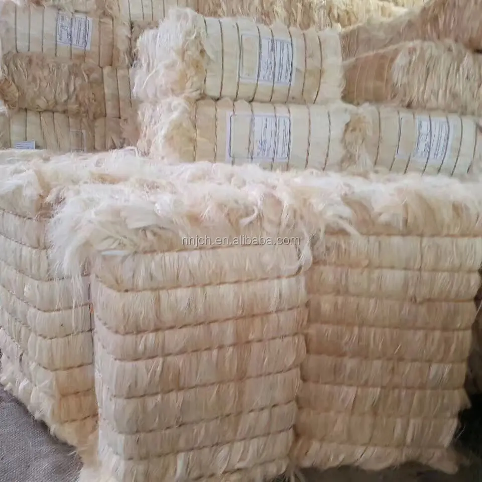 Sisal Fiber 90 ~ 130CM für Spinning / Plaster / Gypsum / Building Material