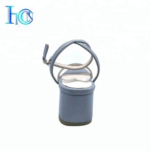 Rifornimento della fabbrica Camoscio Sandalo Tacchi a Blocchi Per La Promenade - Product Image 6