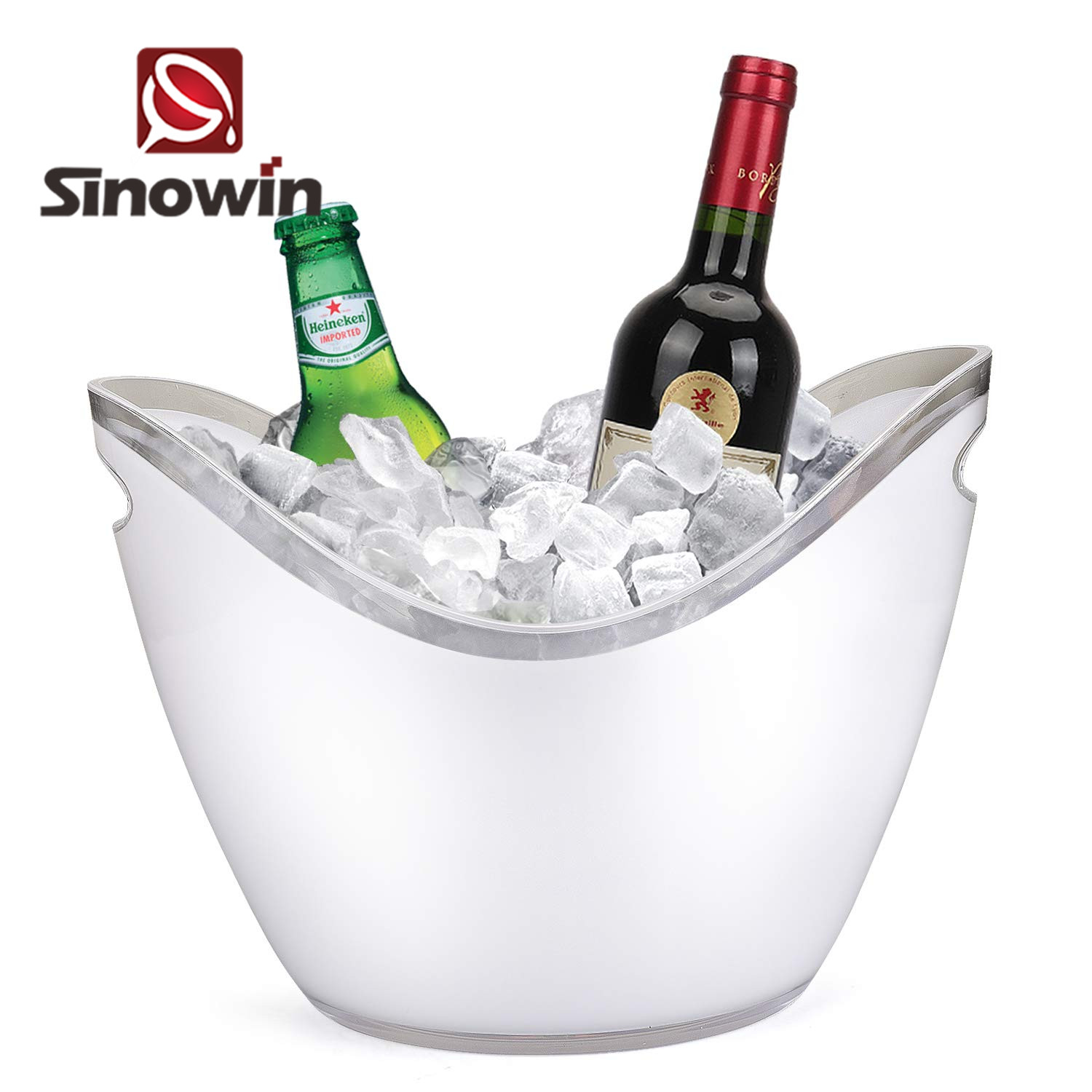 Hot selling acrylic Ingot shaped ice bucket