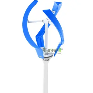 safe and quiet small vertical axis wind turbine for rooftop