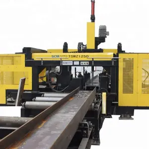 Línea de producción de vigas H CNC-máquina perforadora cnc