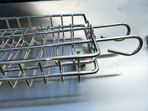 Factory Wholesale Non Stick Stainless Steel <strong>Basket</strong> Bbq Rotisserie <strong>Basket</strong> Fish <strong>Grill</strong> <strong>Basket</strong> - Product Image 5