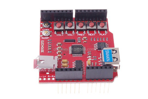 <span class=keywords><strong>Arduino</strong></span> के लिए USB-FT <span class=keywords><strong>mp3</strong></span> शील्ड - Product Image 2
