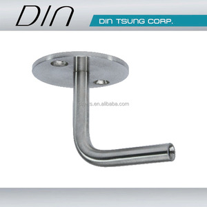 Stainless Steel Wall-Mounted Handrail <b>Bracket</b> for Staircase Modern Design Rust Resistant Tube Type Satin/<b>Mirror</b> Finish - Product Image 6
