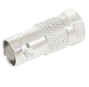 F Male Plug to BNC Female connector jack RF Radio Antenna Coax Adapter Type F Male to BNC Female Connector