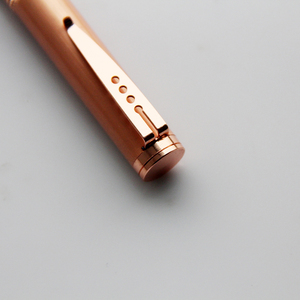 Nam Mỹ Hot Bán Brass Con Lăn Bút Hàng Đầu Tuyệt vời Kim Loại Con Lăn Bóng Bút Rose Gold Mạ Quà Tặng Kinh Doanh Bút Cho Nam Giới - Product Image 6