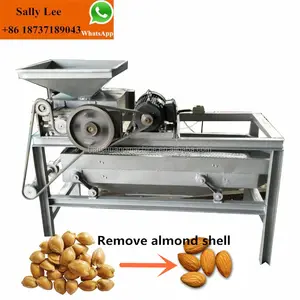 Máquina de procesamiento de nueces, pelador de almendras de buen rendimiento, máquina rota de conchas