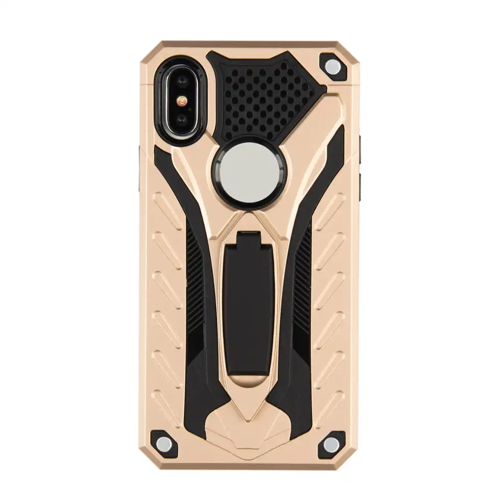 A018 TPU+PC Combo Carbon Fiber Armor Phone Case For OPPO F11 k3 pro a5s Shockproof Protective Cover Cases