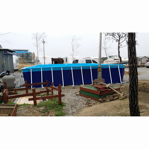 Thương Mại Ngoài Trời Lớn Xách Tay Hình Chữ Nhật Thép Kim Loại <span class=keywords><strong>Deep</strong></span> Frame Bể Bơi Nước Để Bán - Product Image 5