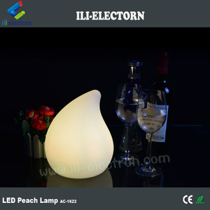 Cambia colore illuminato pesca forma lampade da tavolo - Product Image 2