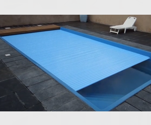 Tấm Phủ Bể Bơi Năng Lượng Mặt Trời Tự Động An Toàn Không Thấm Nước Polycarbonate Với Động Cơ Hình Ống - Product Image 3