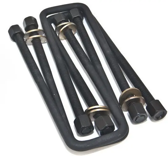 Kit de levage de Suspension arrière en acier pour automobile, 4x4, avec feuilles, ressort, boulons, système de nivellement