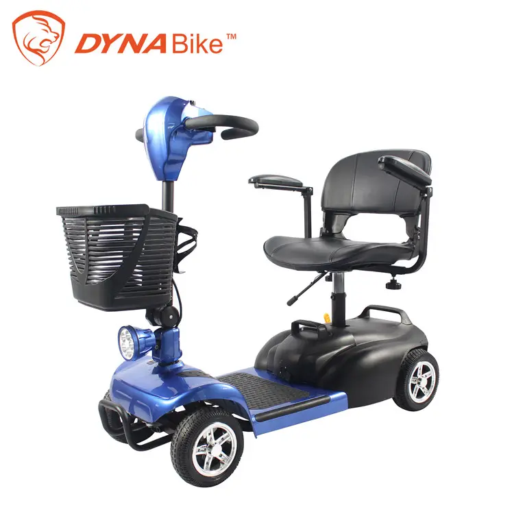 4 wheel aluminum Alloy eco electric mobility scooter for elderly