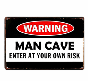 Decorazione murale pericolo nessun trasgredire pistola metallo segni Poster Vintage - Product Image 4