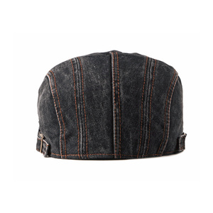 Casquette plate en coton pur pour hommes, Logo personnalisé, casquette de lierre de <span class=keywords><strong>chasse</strong></span>, vente en gros, collection - Product Image 4