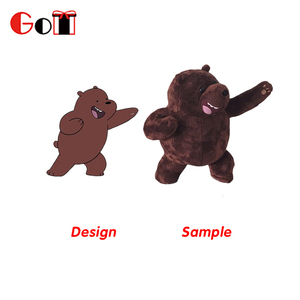 En gros Mignon Petit Ours Animal En Peluche Doux Poupée Personnalisé Ours En Peluche Jouet - Product Image 2