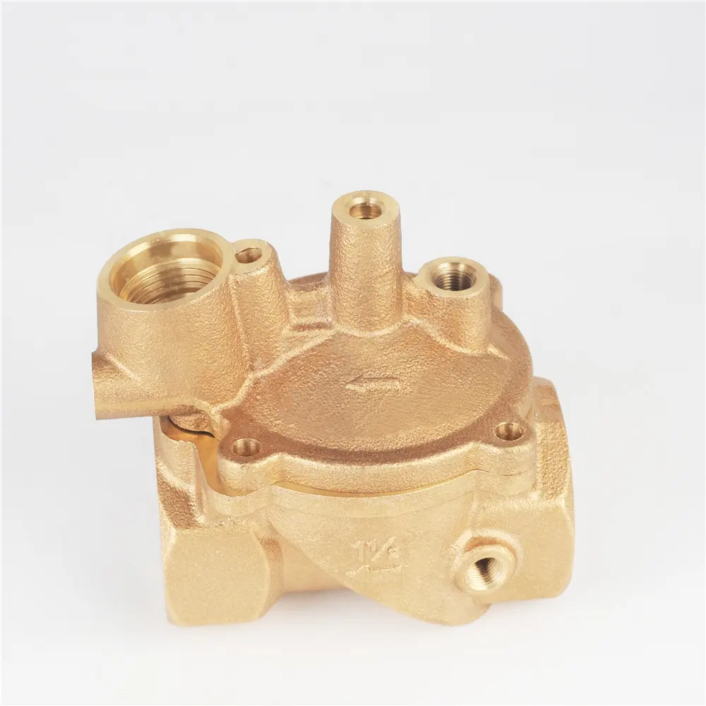 OEM factory supply high quality brass flange design solenoid valve body for sale
