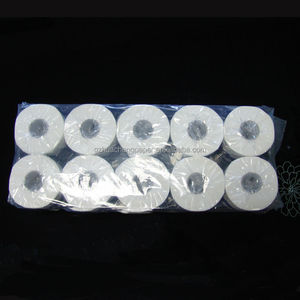 Virgin Eco Soft TT Embalaje individual LOGO OEM Material polivinílico Rollo de papel higiénico reciclado blanco Papel de baño para el mercado de EE. UU. - Product Image 1