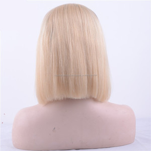 Cabello <span class=keywords><strong>rubio</strong></span> oscuro con raíces <span class=keywords><strong>bob</strong></span> corto <span class=keywords><strong>pelo</strong></span> humano brasileño <span class=keywords><strong>Pelo</strong></span> Corto peluca ombre peluca para las mujeres blancas - Product Image 4